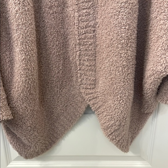 Barefoot Dreams Pink Cozy Poncho Sweater - Picture 6 of 6